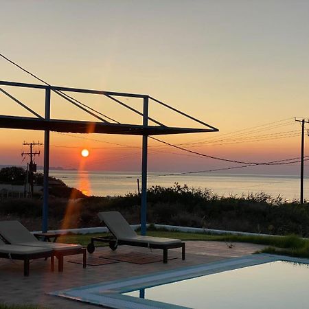 Cristelia Seafront & Pool Villa Lachaniá Buitenkant foto