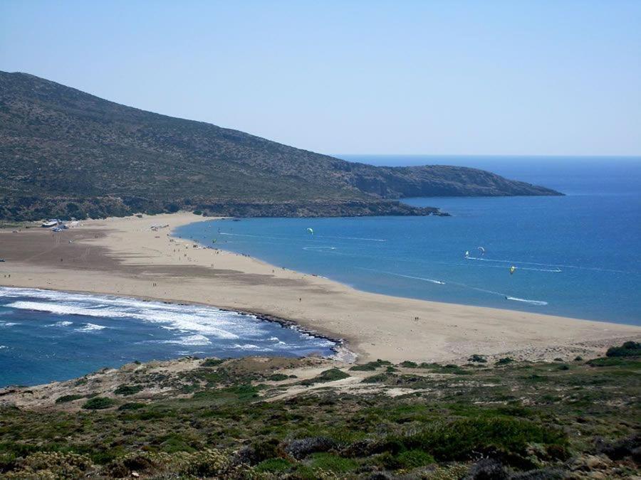 Cristelia Seafront & Pool Villa Lachaniá Buitenkant foto