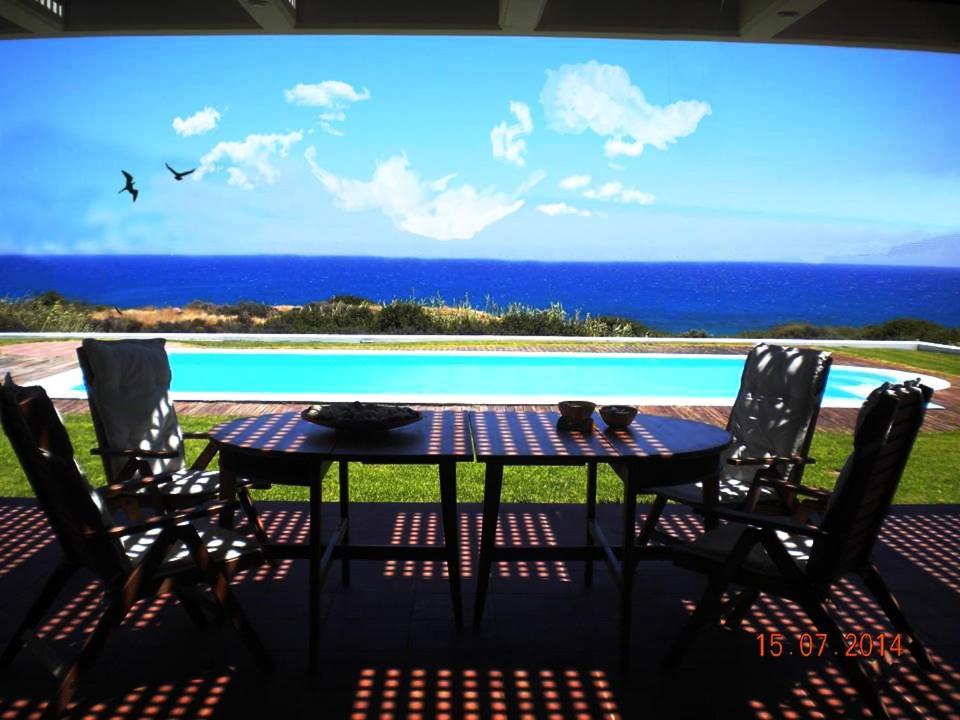 Cristelia Seafront & Pool Villa Lachaniá Buitenkant foto
