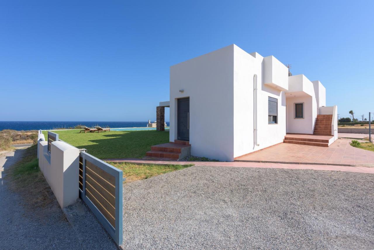 Cristelia Seafront & Pool Villa Lachaniá Buitenkant foto