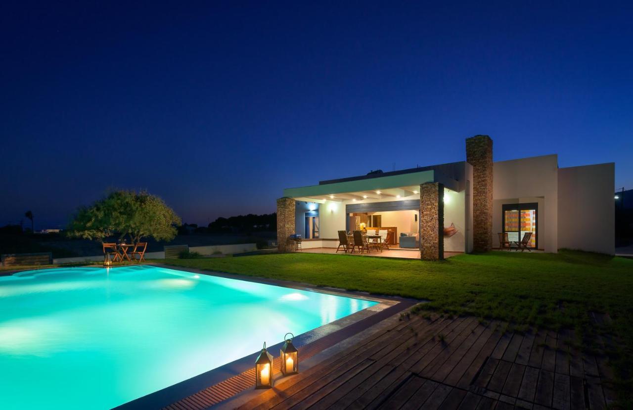 Cristelia Seafront & Pool Villa Lachaniá Buitenkant foto