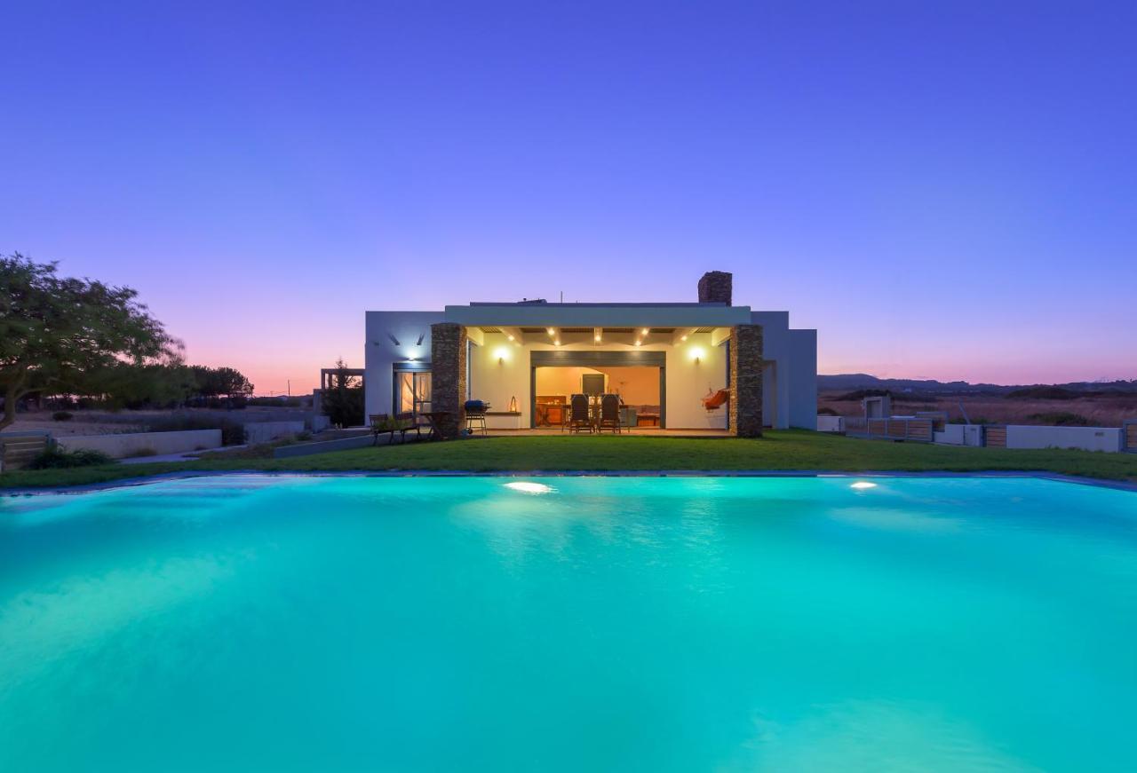 Cristelia Seafront & Pool Villa Lachaniá Buitenkant foto